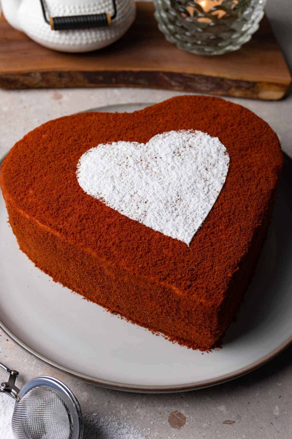Heart shaped cake