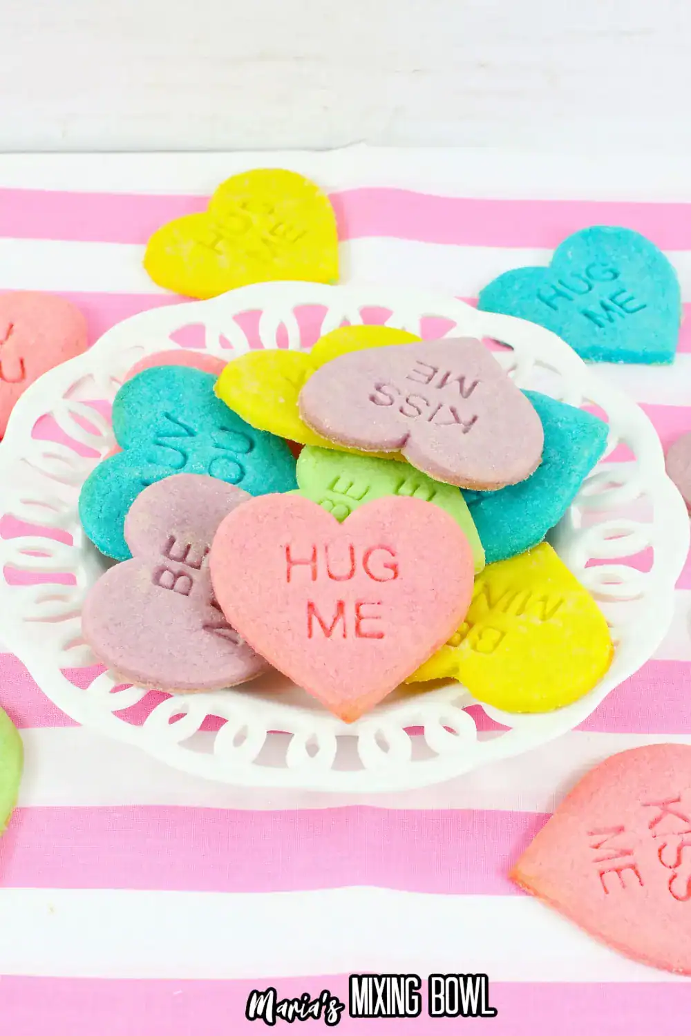 conversation heart cookies 1