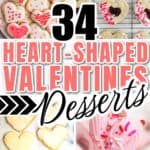 heart shaped desserts pin