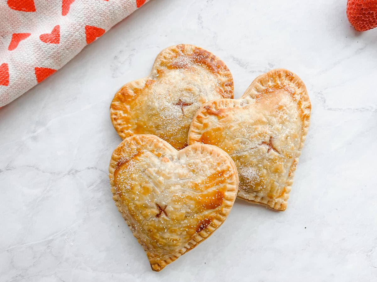 heart shaped strawberry hand pies recipe 7