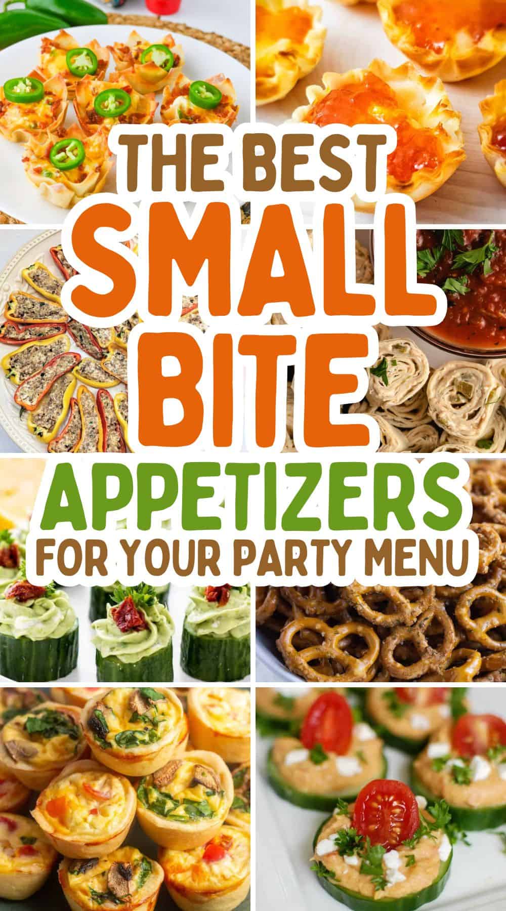 small bite appetizers