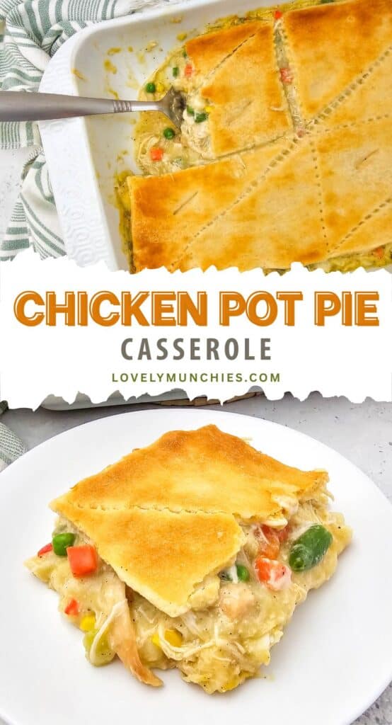 chicken pot pie casserole